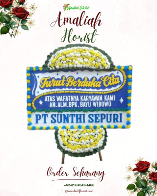 Papan Bunga Duka di Lagan