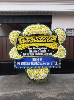 Papan Bunga Duka di Lagan