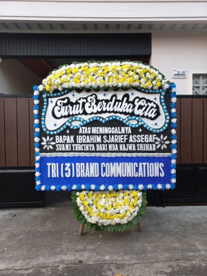 Papan Bunga Duka di Lagan